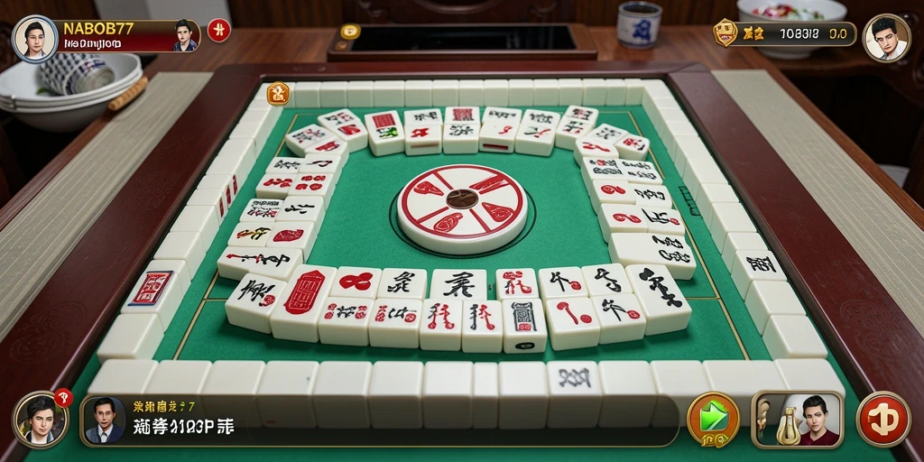 Tampilan gameplay seru di NABOB77, nikmati Mahjong dengan cara baru.
