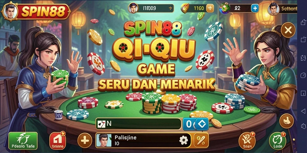 Screenshot gameplay QiuQiu yang menarik dan seru.