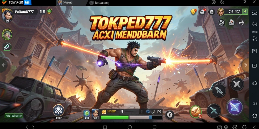 Tampilan seru dari gameplay TOKPED777 yang penuh aksi.