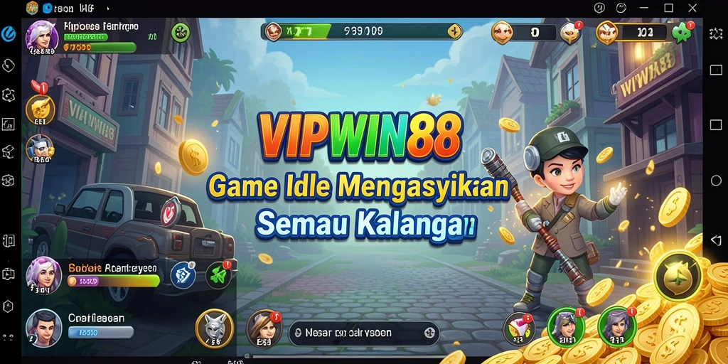 Screenshot utama VIPWIN88 menampilkan gameplay Idle yang menarik.